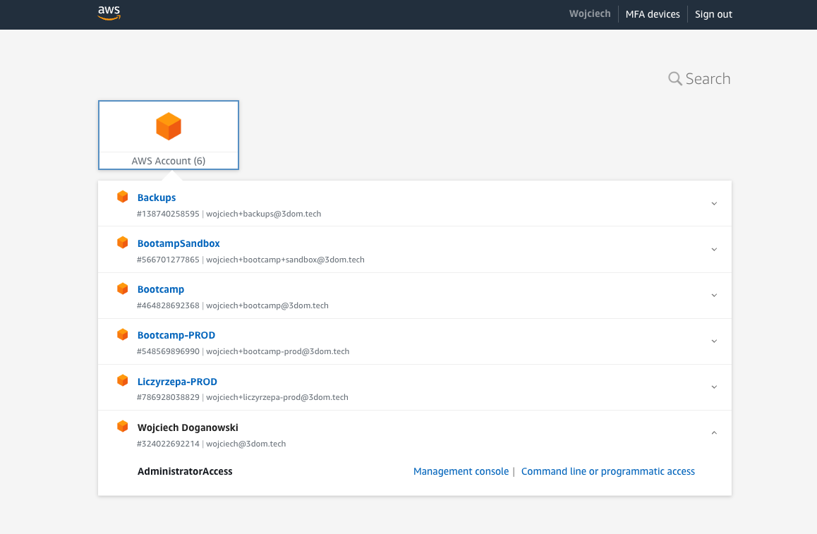 Login using IAM Identity Center
